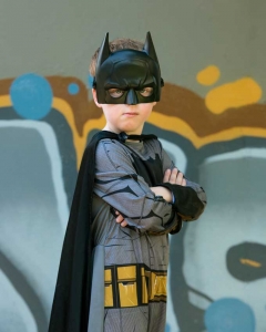 Brisbane Children's Photography fancy dress kids party Brisbane Batman costume photoshoot