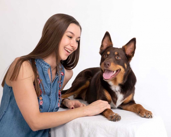 Brisbane-teenage-photoshoot with pets