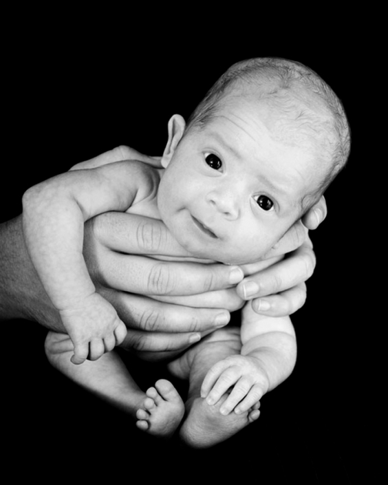 baby photography black and white